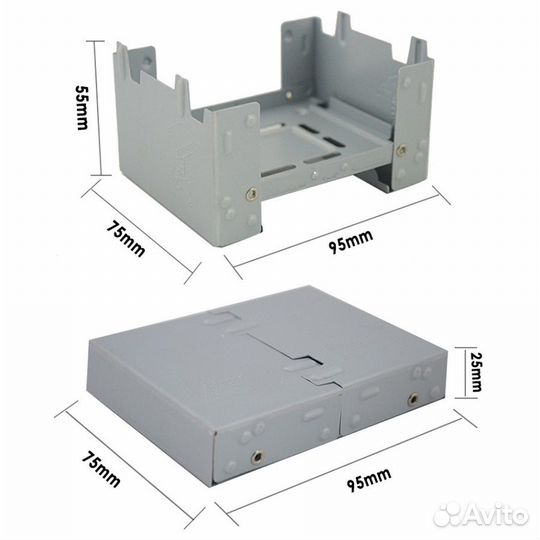 Кейс горелка для сухого горючего