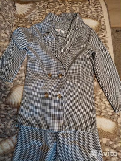 Школьный брючный костюм для девочки