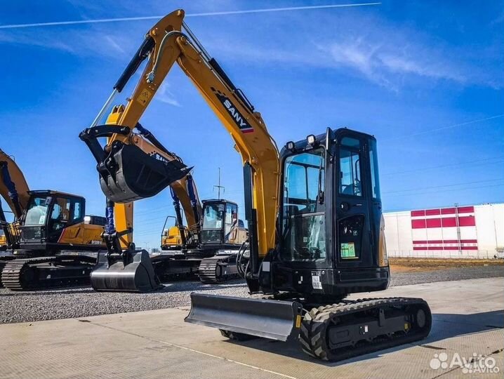 Мини-экскаватор Sany SY35U, 2023