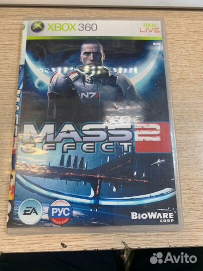 Диск xbox 360 mass effect