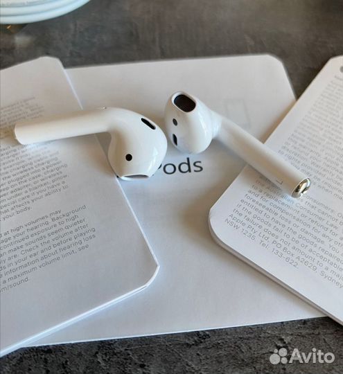 Беспроводные наушники apple airpods 2