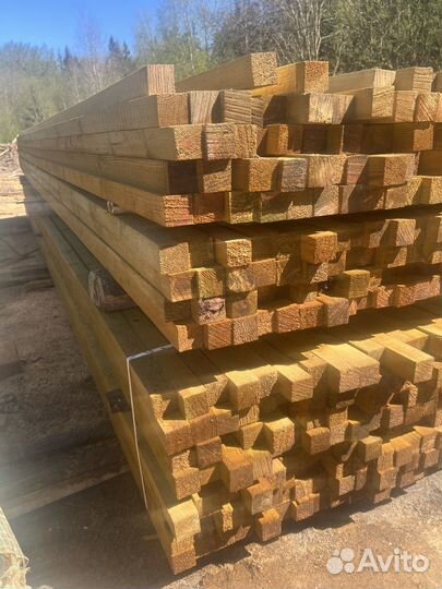 Брусок антисептированный 50 х 50 х 6000