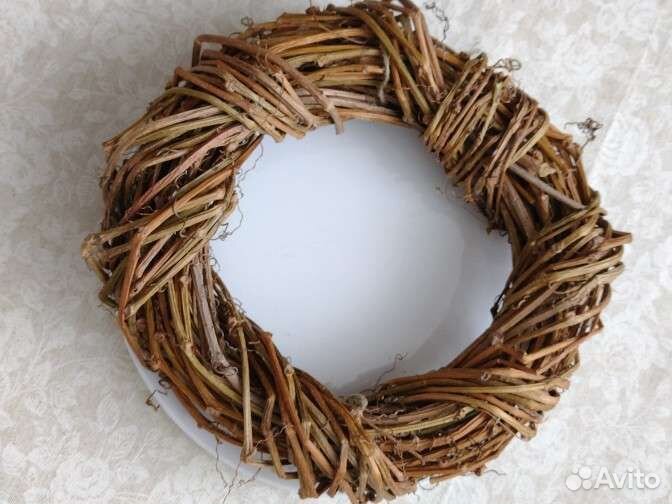 Шары из лозы, венки, основа для венка