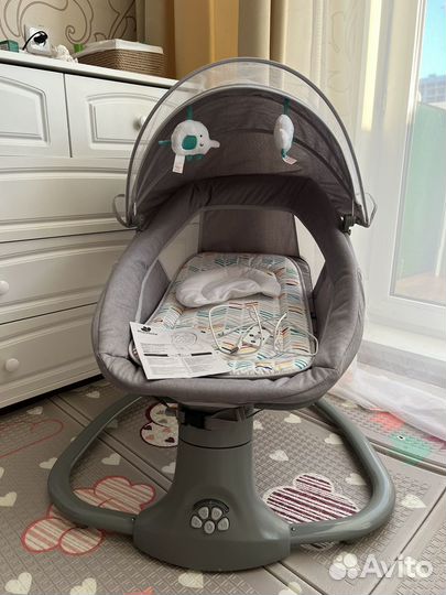 Детская люлька шезлонг электрокачели