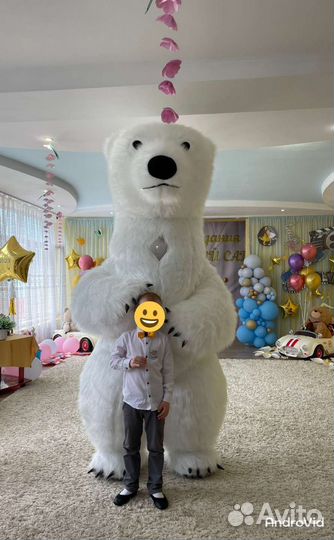 Белый мишка поздравление