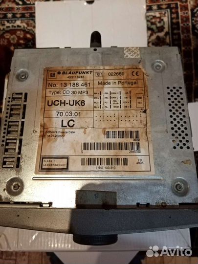 Магнитола opel cd30mp3