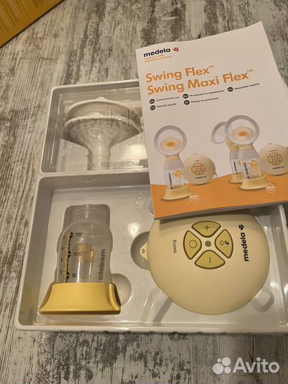 Молокоотсос medela swing flex электрический