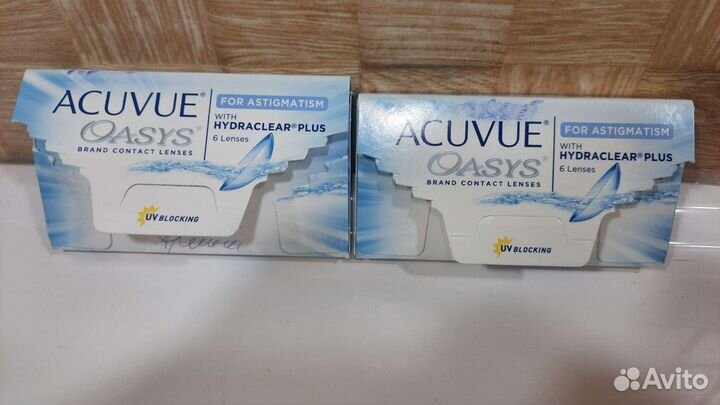 Линзы acuvue oasys астигматика 0.00 +2.75 010
