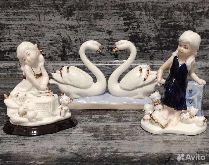 Фарфоровые статуэтки новые
