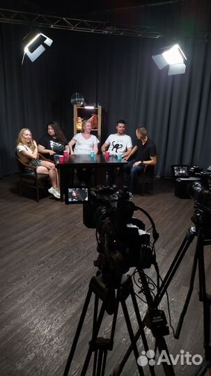 Студия подкастов, видеосъёмка, онлайн трансляция