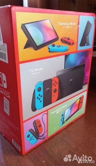 Nintendo switch oled прошитая + 256Gb Samsung