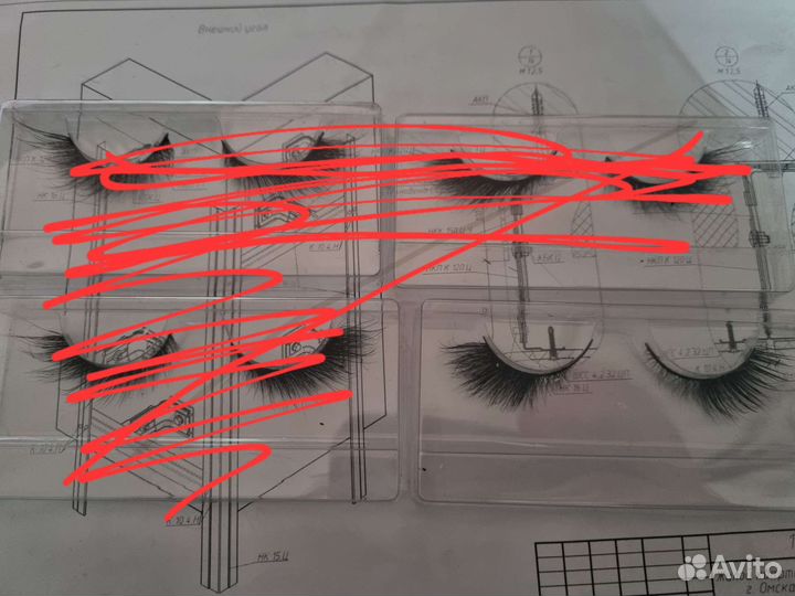 Накладные ресницы с лисьим эффектом