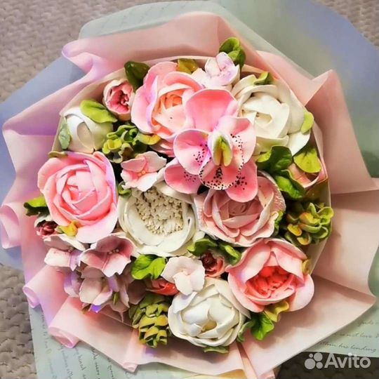 Съедобные букеты из зефира