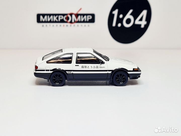 Модель TimeMicro 1/64 Toyota Trueno AE86