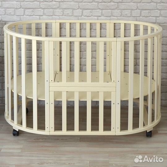 Детская кровать овальная с матрасом