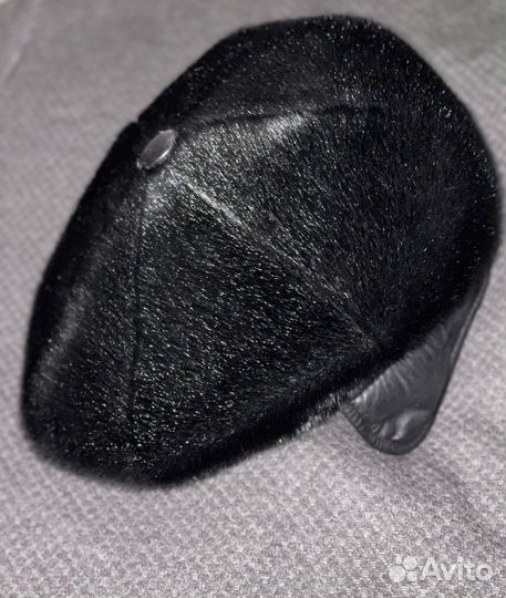 Меховая мужская кепка