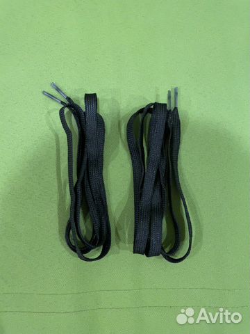 Шнурки чёрные 120 см новые