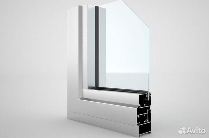 Алюминиевые окна на балкон лоджию