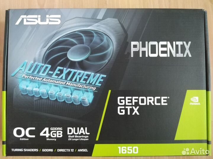 Asus Dual GeForce GTX 1650 OC 4GB DDR6
