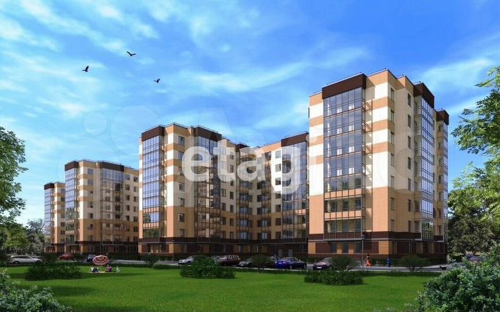 3-к. квартира, 83,3 м², 3/8 эт.