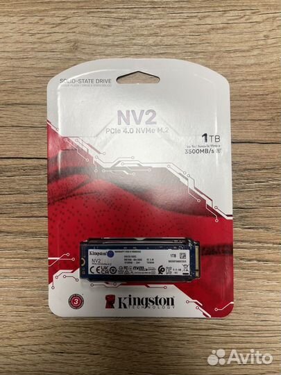 SSD накопитель Kingston NV2 M.2 2280 1 тб