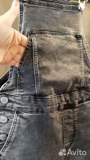 Джинсовый комбинезон H&m,р.152