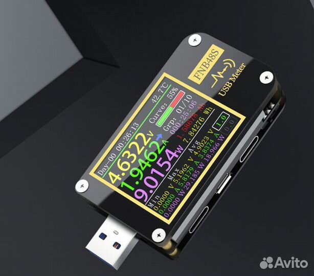 USB тестер Fnirsi FNB48s, FNB48p, FNB58s