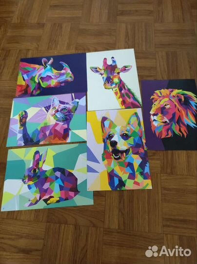 Пазл,картинка из сборных наклеек