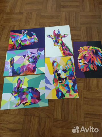 Пазл,картинка из сборных наклеек