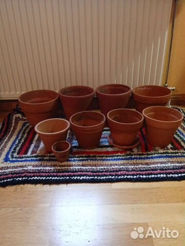 Горшок керамический для растений. Поддоны