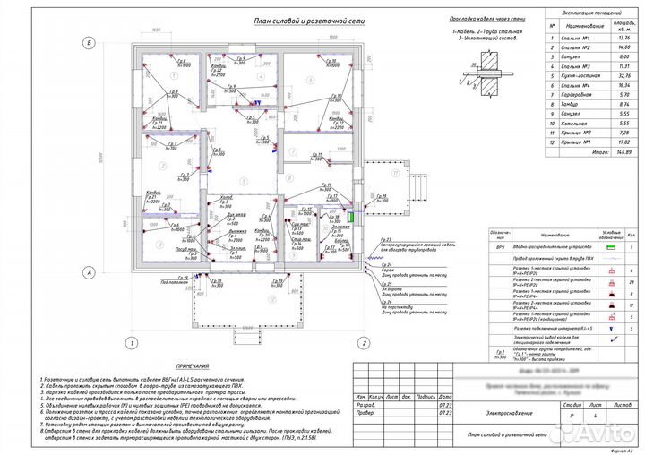Проект электроснабжения. Проектная документация