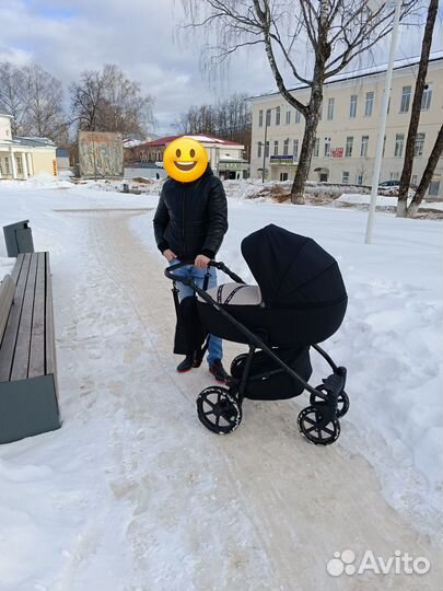 Коляска в 1 индиго