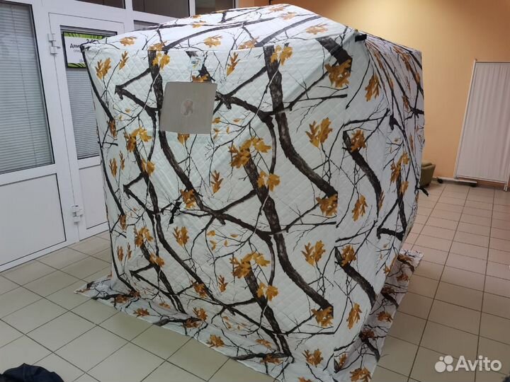 Палатка куб утепленная 1803 для зимней рыбалки