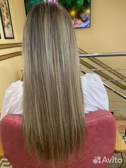 Наращивание волос на дому