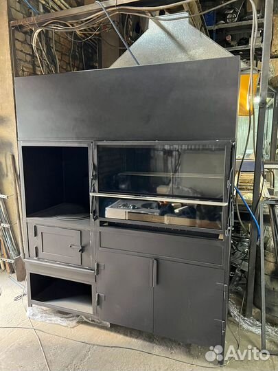 Мангал с Гидрофильтром печь под казан на угле