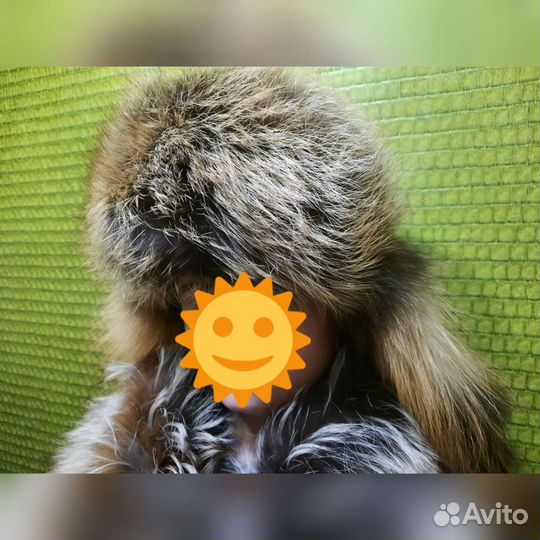 Шапка из меха лисы