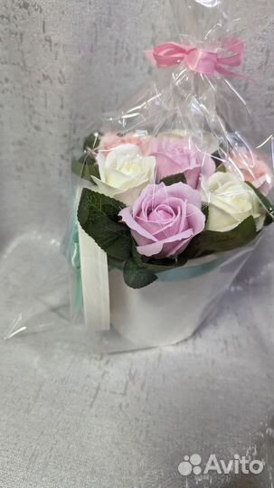 Подарок ко дню воспитателя, учителя. Мыльные розы