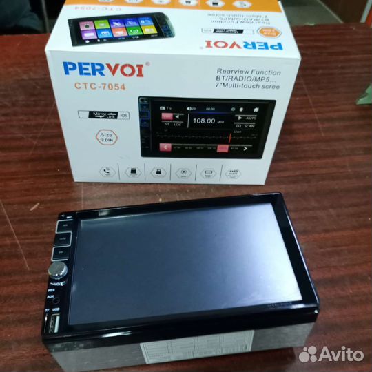 Автомагнитола Pervoi 2din с экраном 7 дюймов