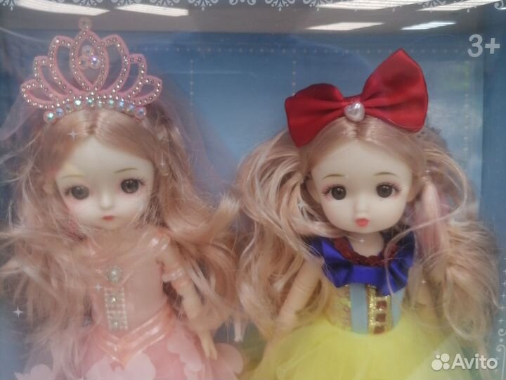 Набор для девочек подарочный, 2 куклы 25см