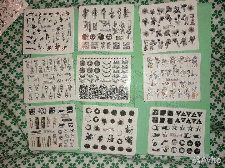 Наклейки для ногтей