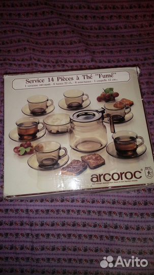 Чайный сервиз arcoroc Франция в упаковке - 14 пр