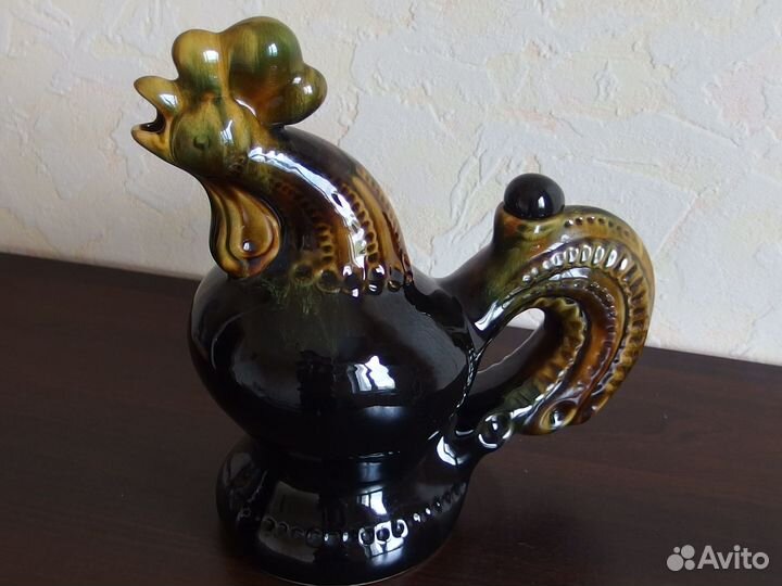 Васильковский майоликовый завод графин 