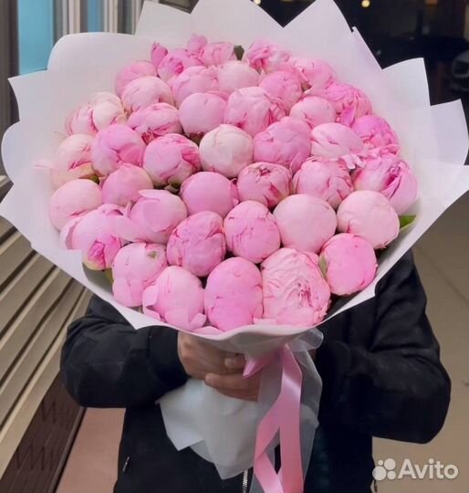 Пионы Букеты Цветы