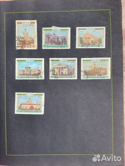 Почтовые марки СССР монголии кореи венгрии