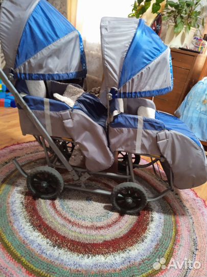 Коляска - санки для двойни или погодок