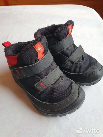 Ботинки тёплые декатлон для мальчика