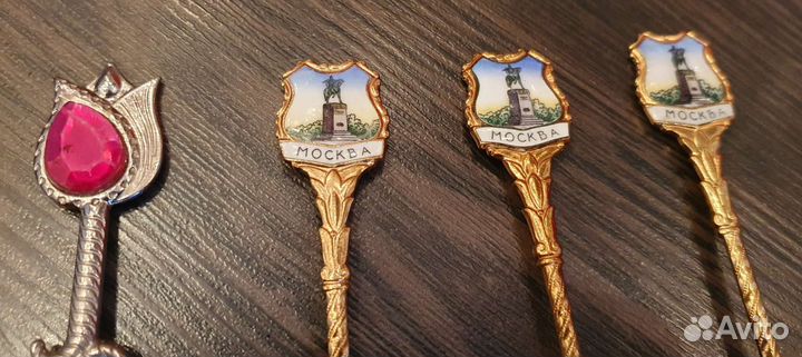 Ложки сувенирные Москва СССР