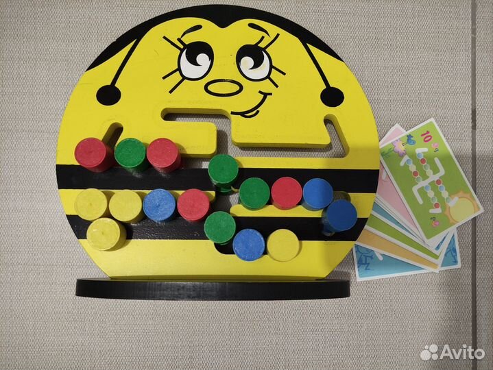 Деревянная развивающая игра Пчелка