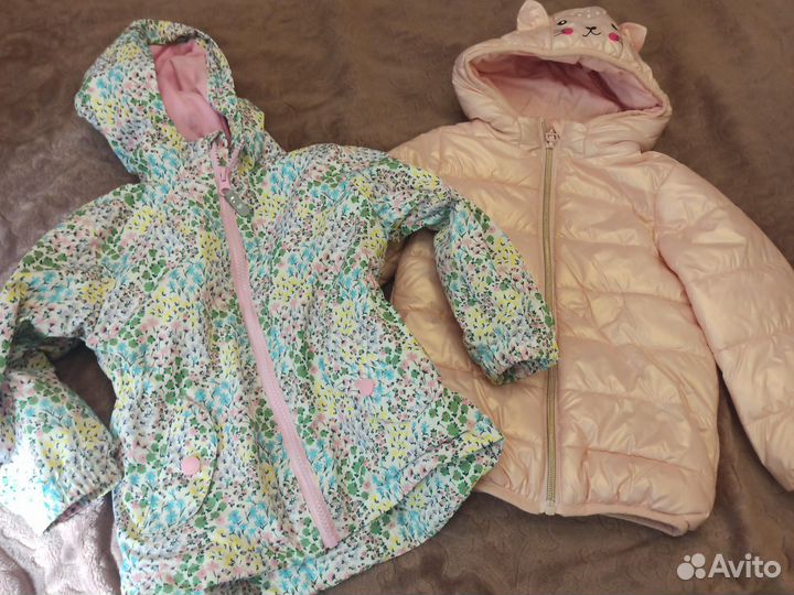 Куртка и ветровка для девочки 92