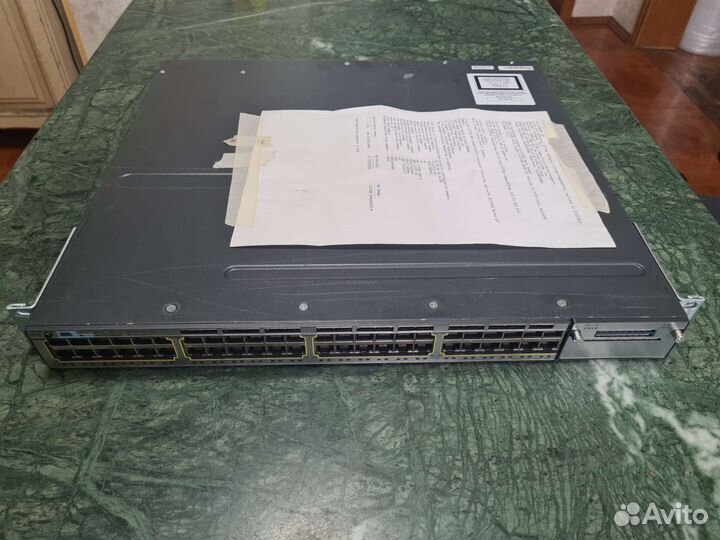 Коммутатор Cisco WS-C3750X-48P-S V04 PoE